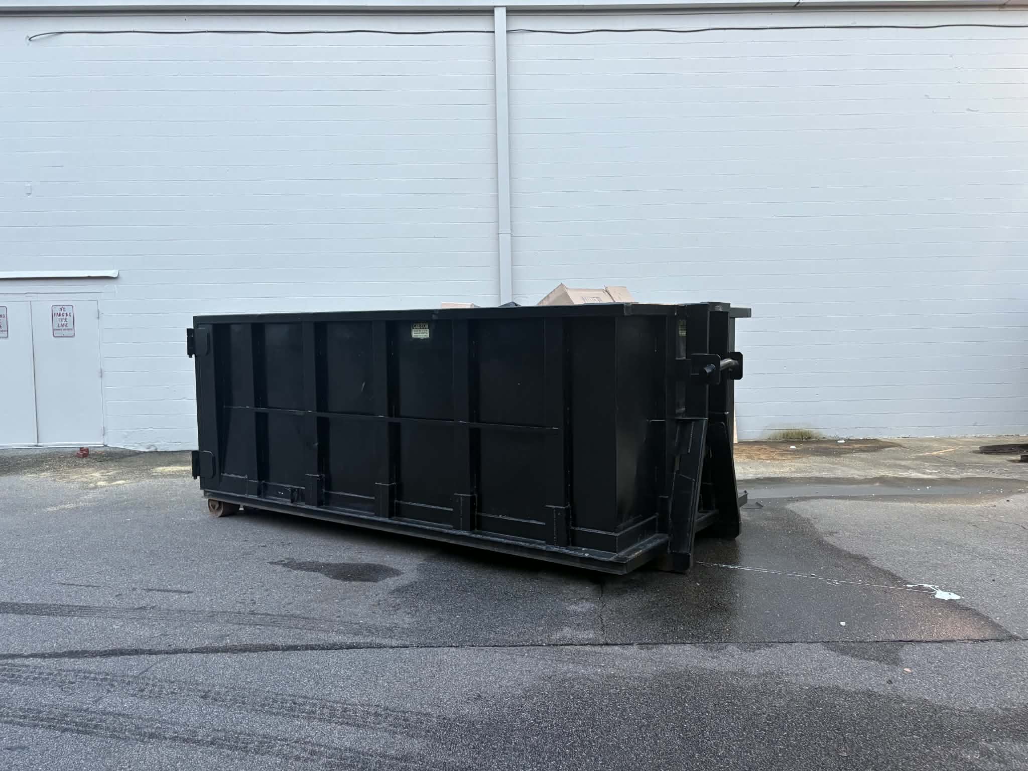RISE Dumpsters 20-yard roll-off dumpster rental for large cleanouts and demolition in Norfolk, VA.